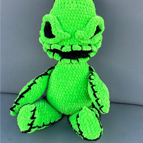 Handmade crochet Halloween boogie man